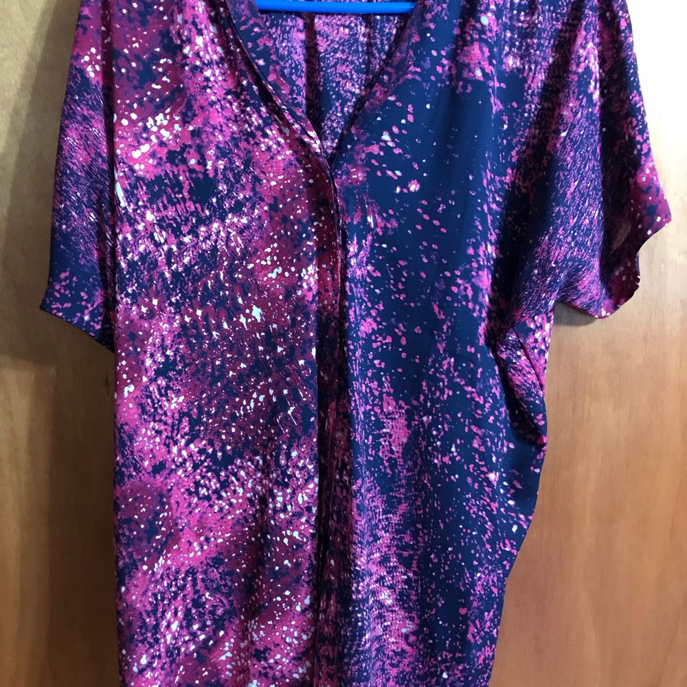 Button down blouse - buttons hidden